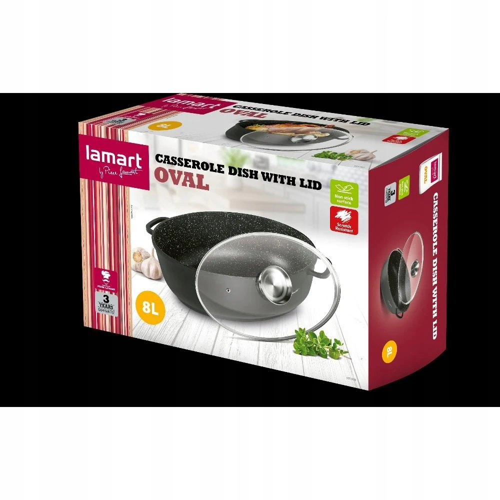 Lamart kepimo indas (8l-41,5cm) iš aliuminio LT1309