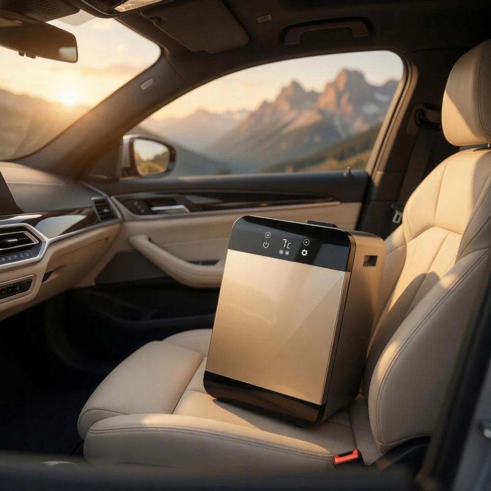 LTC AUTOMOBILINIS Šaldytuvas 16L, TYLUS, 12V/230V, ŠILDYMO FUNKCIJA