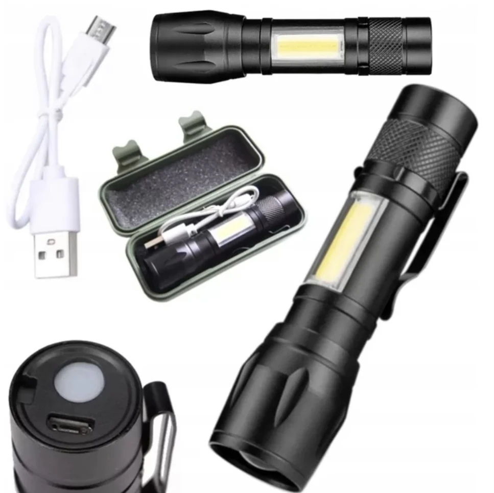 LTC Galinga Led latarka su Usb įkrovimu ir priartinimo funkcija