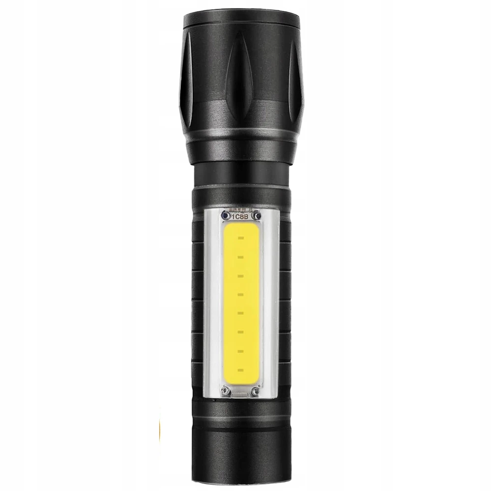 LTC GALINGAS LED TAKTINIS BLYKŠTINĖS ŽIBINTAS ĮKRAUJAMAS ZOOM SURVIVAL MILITARY USB