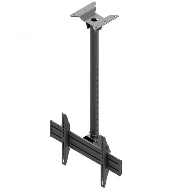 Laikiklis EDBAK | Tvirtinimas prie lubų | MBV1155-L | 42-57 " | Maksimalus svoris (keliamoji galia) 70 kg | Juodas