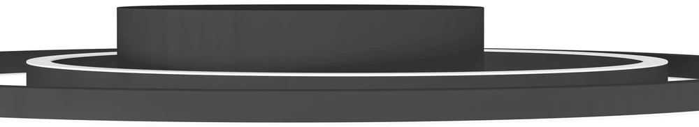 Lubinis šviestuvas Lubinis LED šviestuvas EGLO Calagrano, 21,5W, 3000K, RGB, 2700lm, juodos sp., ø45 x h3,5cm
