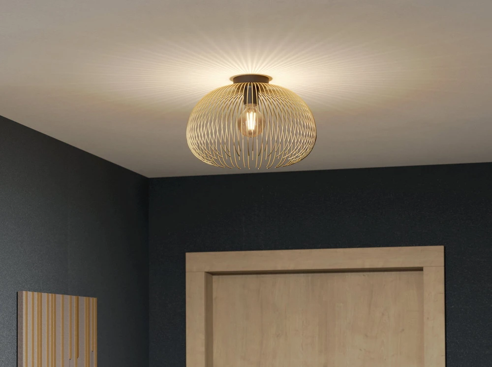 Lubinis šviestuvas Lubinis LED šviestuvas EGLO ROVITO-Z, 16W, 2700-6500K, 2200lm,balt., Ø42xh2,5cm, pultas(neįeina)/APP