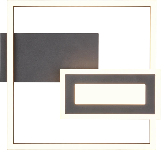 Lubinis šviestuvas Lubinis LED šviestuvas REALITY SPIRO, 22W, 3000K, 2500lm, juodos sp., 6x33x30cm
