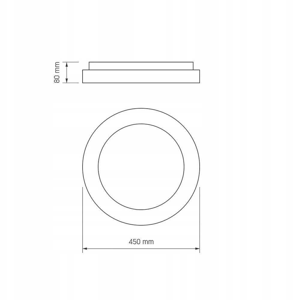 Lubinis šviestuvas RGB LED 72W Videx