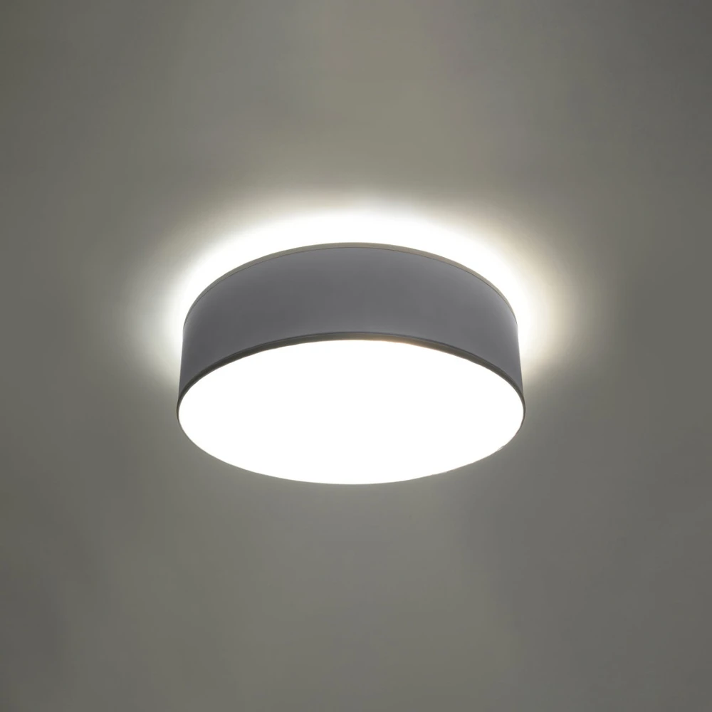 Lubinis šviestuvas Sollux Lighting Sollux Plafonas ARENA 35 pilkas