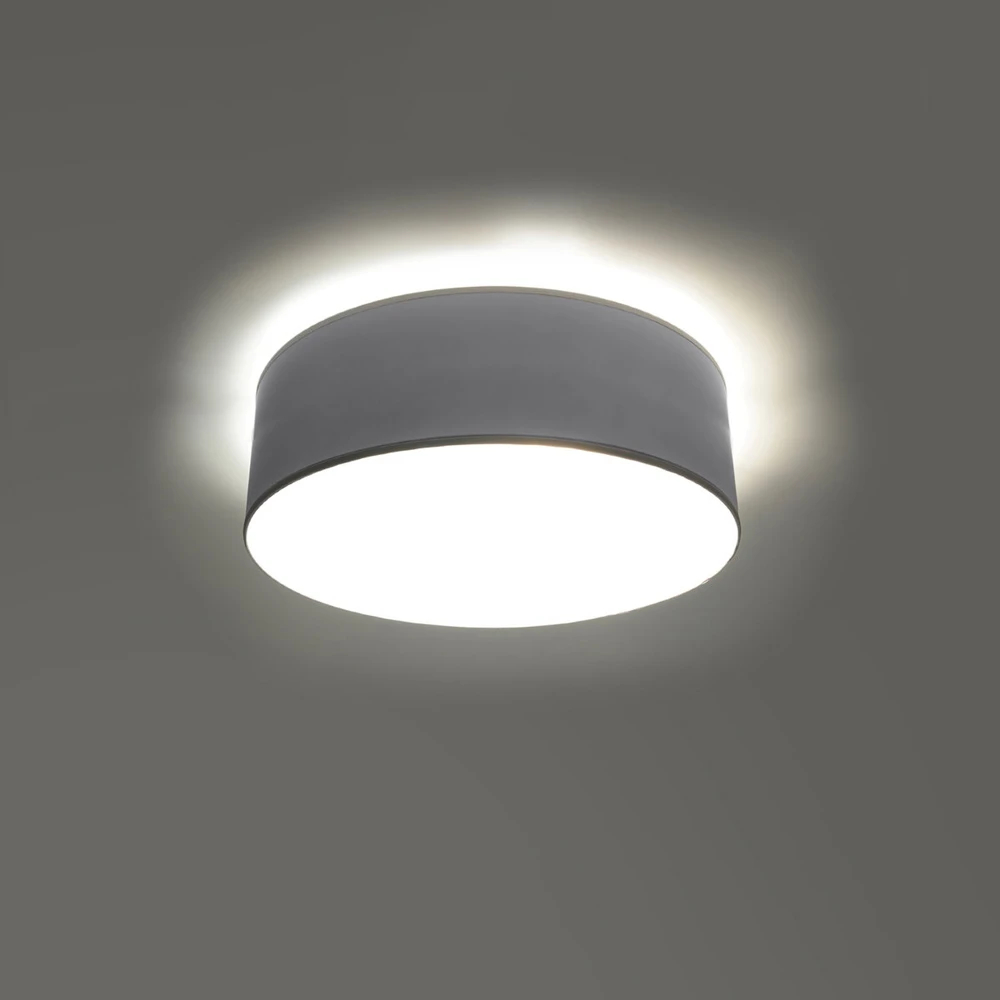 Lubinis šviestuvas Sollux Lighting Sollux Sieninis šviestuvas ARENA pilkas