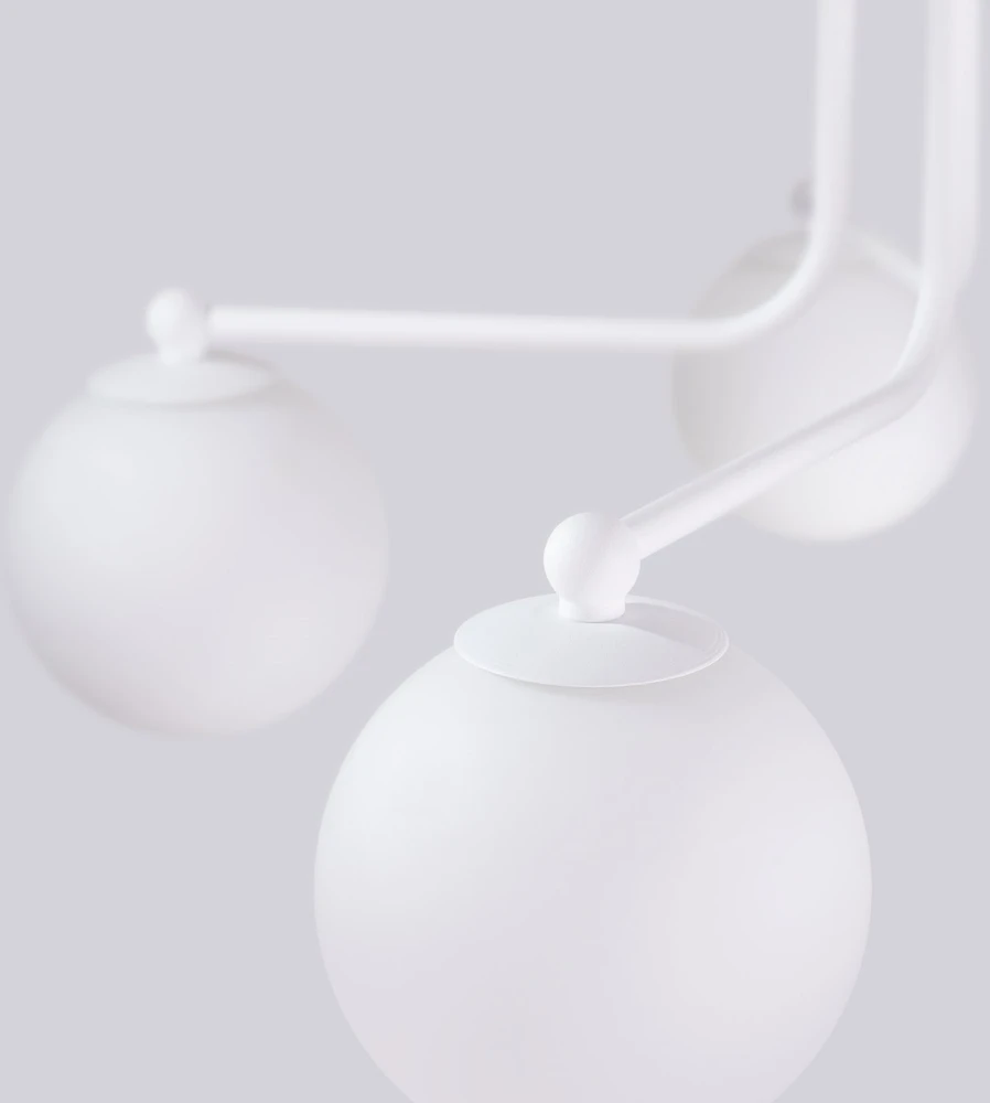 Lubinis šviestuvas Sollux Lighting Šviestuvas ASTRAL 5 baltas