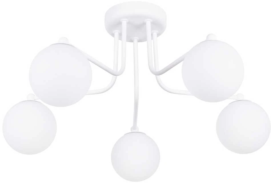 Lubinis šviestuvas Sollux Lighting Šviestuvas ASTRAL 5 baltas