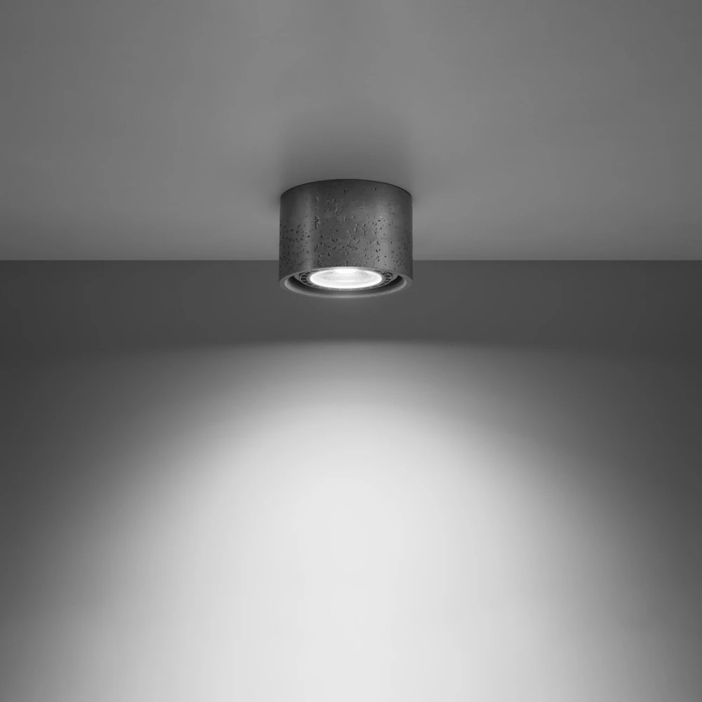 Sollux Lighting Lubinis šviestuvas BASIC 1 betonas