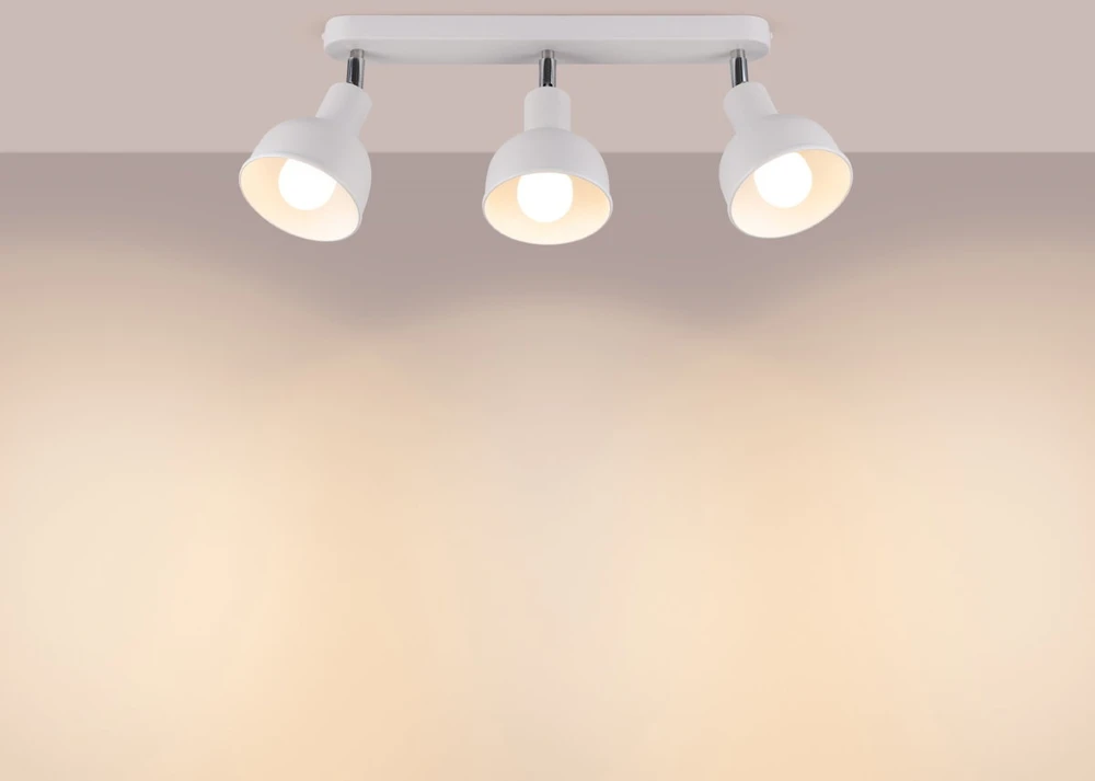 Sollux Lighting Lubinis šviestuvas ELBA 3 baltas
