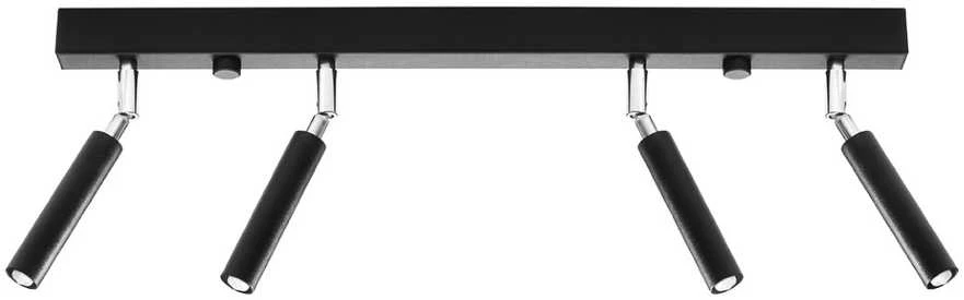 Sollux Lighting Lubinis šviestuvas EYETECH 4 juodas