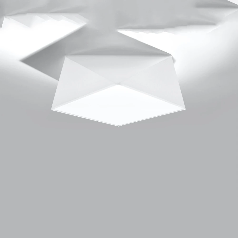 Lubinis šviestuvas Sollux Lighting Sollux Plafonas HEXA 35 baltas