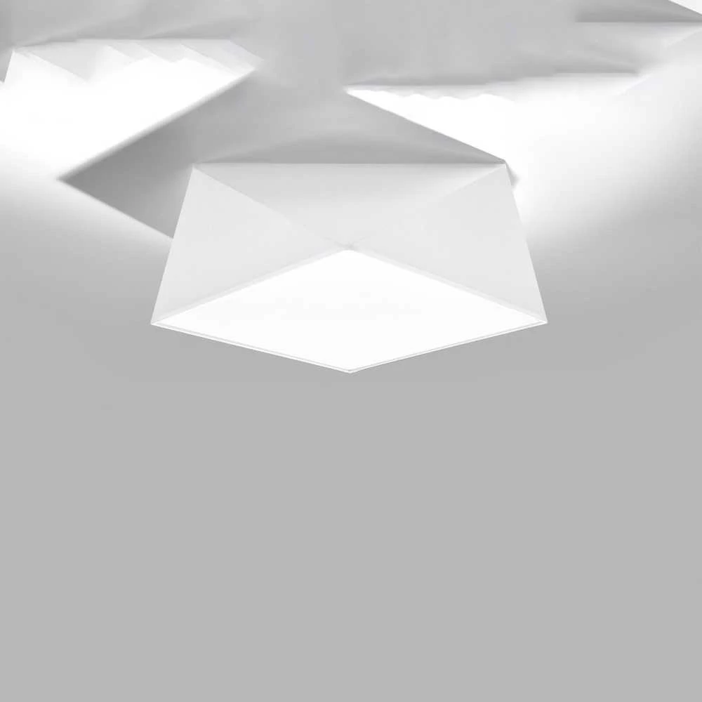 Lubinis šviestuvas Sollux Lighting Sollux Plafonas HEXA 35 baltas
