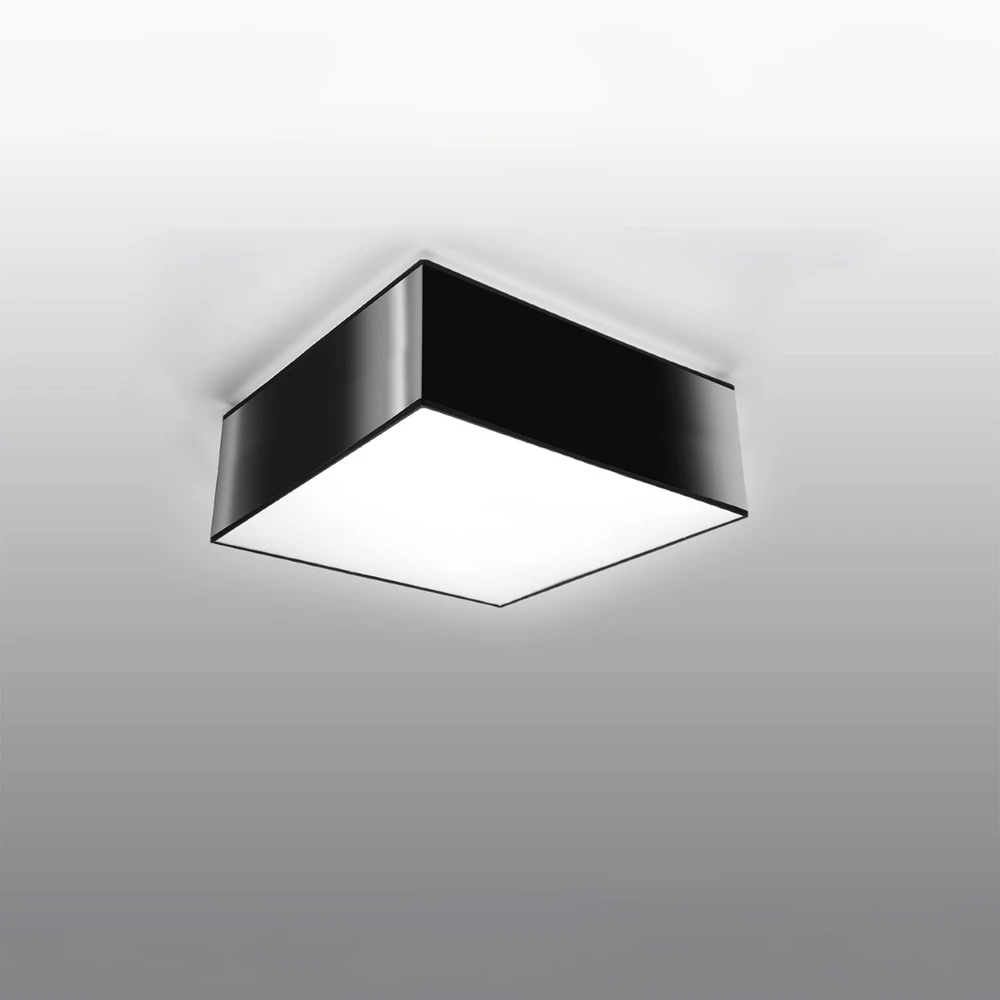 Lubinis šviestuvas Sollux Lighting Sollux Sieninis šviestuvas HORUS juodas