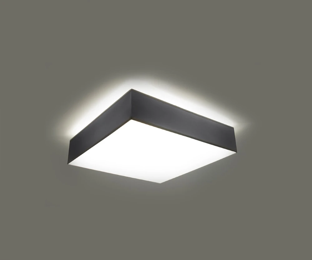 Lubinis šviestuvas Sollux Lighting Sollux Sieninis šviestuvas HORUS pilkas