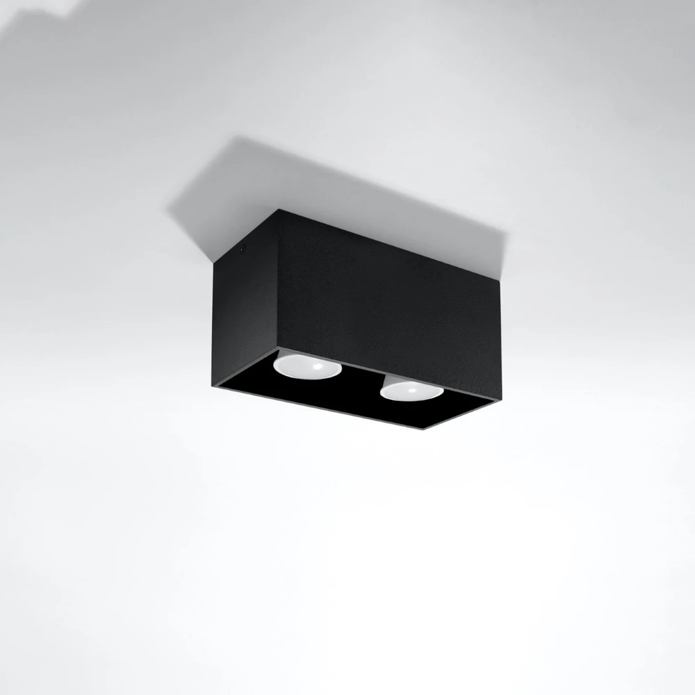 Sollux Lighting Lubinis šviestuvas QUAD juodas