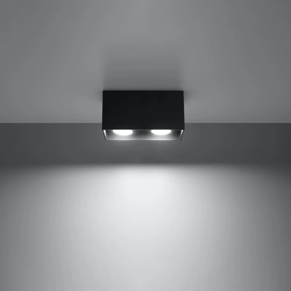 Sollux Lighting Lubinis šviestuvas QUAD juodas