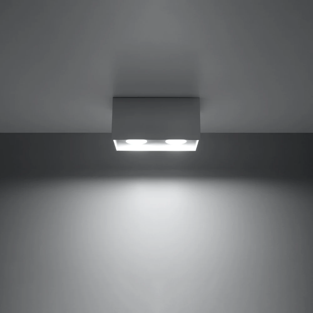 Sollux Lighting Lubinis šviestuvas QUAD pilkas