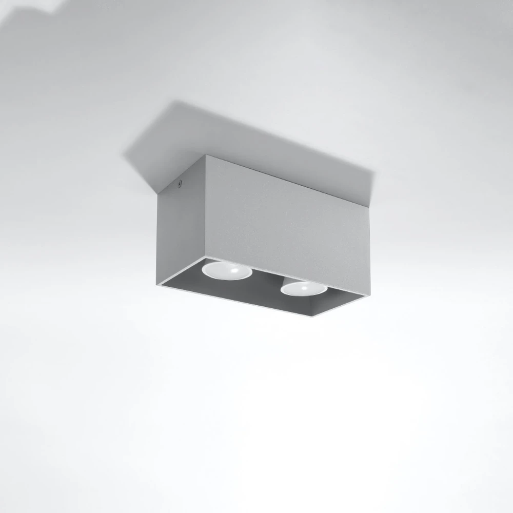 Sollux Lighting Lubinis šviestuvas QUAD pilkas