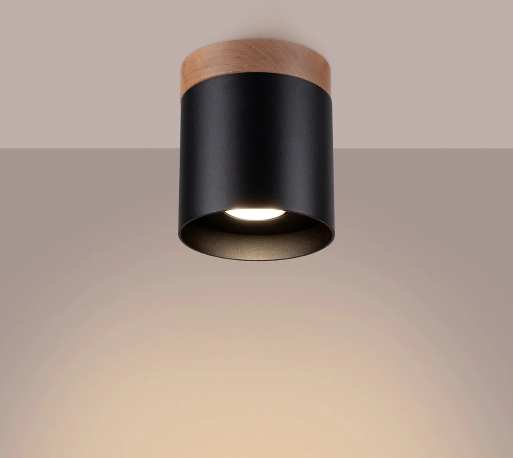 Sollux Lighting Lubinis šviestuvas RIF juodas