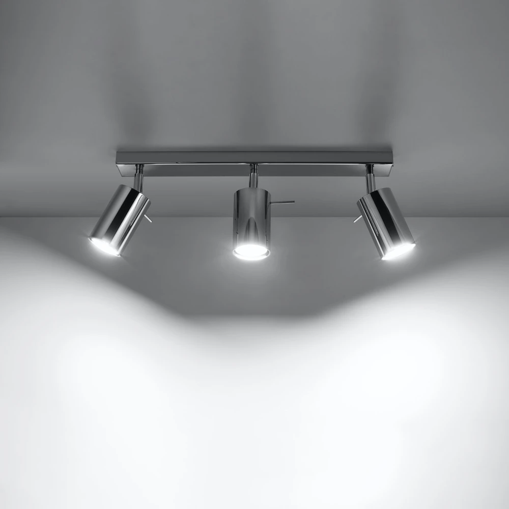 Sollux Lighting Lubinis šviestuvas RING 3 chromas