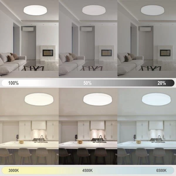 Tk_Lighting Lubinis šviestuvas TK LIGHTING RONDO Baltas 80, 6xE27, LED max 15W