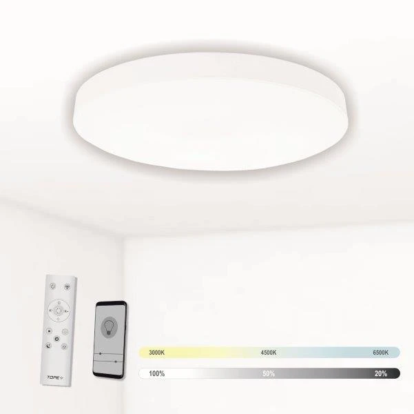 Tk_Lighting Lubinis šviestuvas TK LIGHTING RONDO Baltas 80, 6xE27, LED max 15W