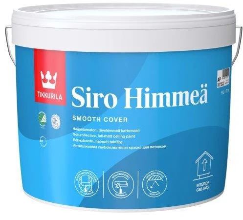 Lubų dažai TIKKURILA SIRO HIMMEA, visiškai matiniai, baltos sp., AP bazė, 900 ml