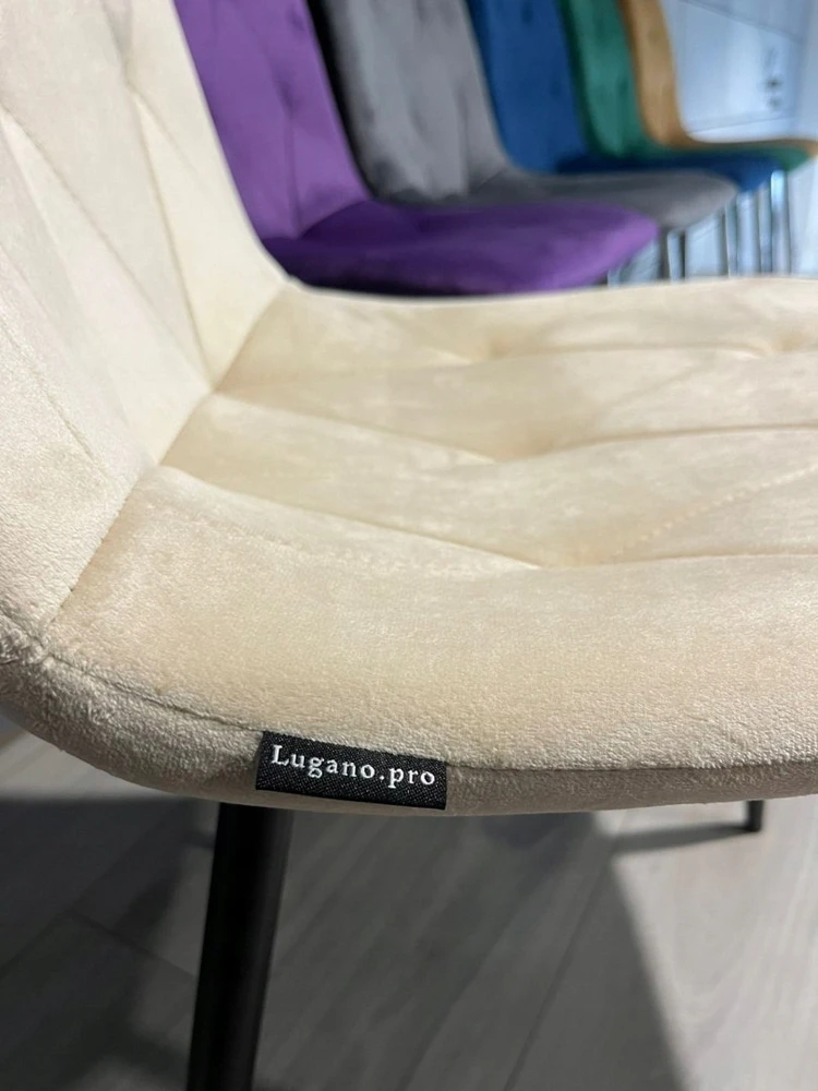 Lugano BORGO VELVET BEIGE minkšta kėdė