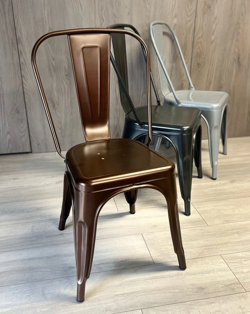 Lugano CORSICA COPPER TOLIX metalinė palėpės kėdė