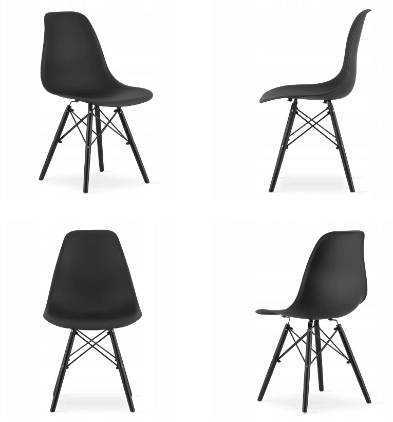 Lugano Skandinaviška kėdė IMPERIA NERO STANDARD II QUALITY