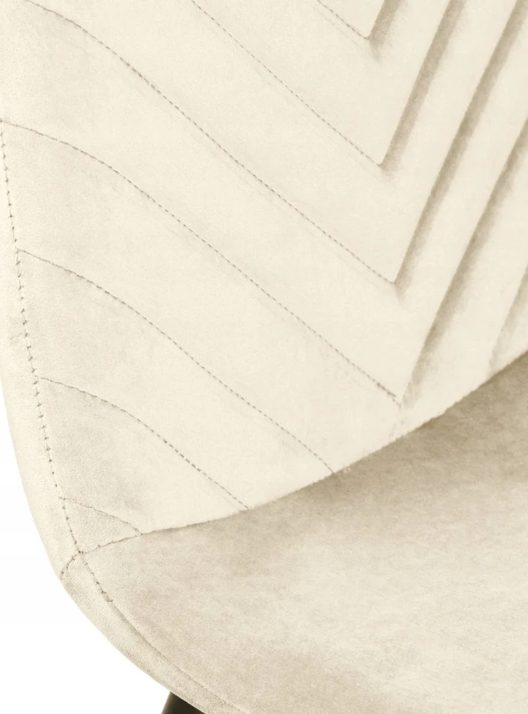 Lugano TRIO VELVET BEIGE minkšta kėdė