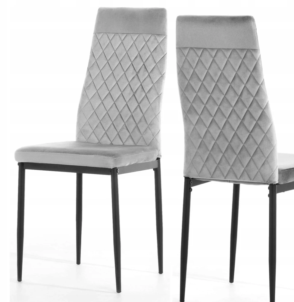 Lugano Valva Caro Velvet pilkas stalas, modernus, patogus