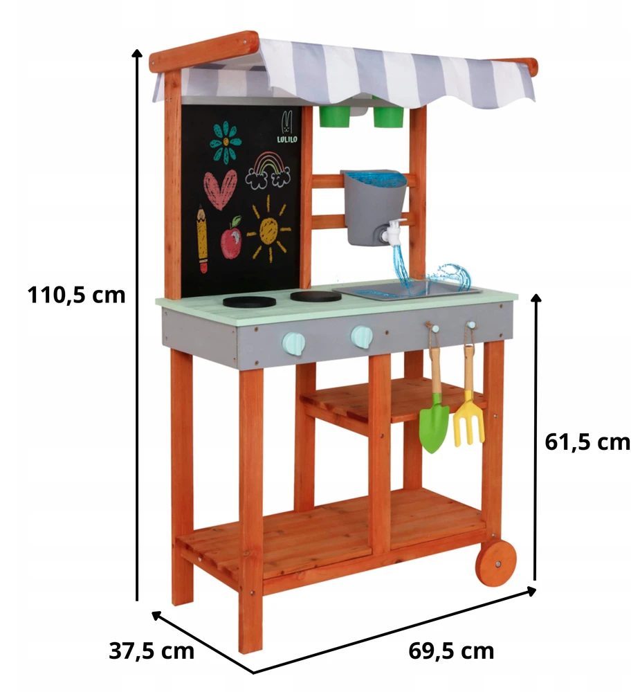 Lulilo Vaikiška lauko virtuvė 110,5 cm