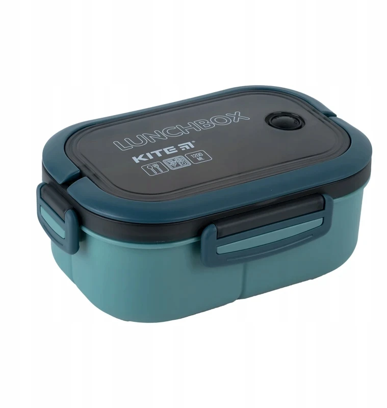Lunchbox su przegródkami 3 komorowy śniadaniówka ze sztućcami 1200ml KITE