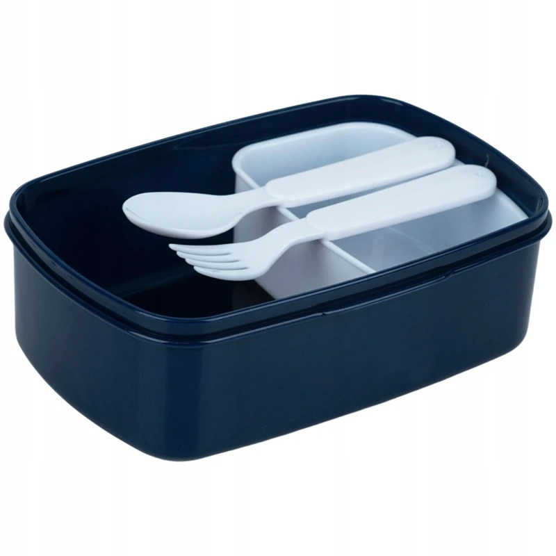 Lunchbox ze sztućcami dla chłopców Hot Wheels su wyposażeniem 750 ml Kite
