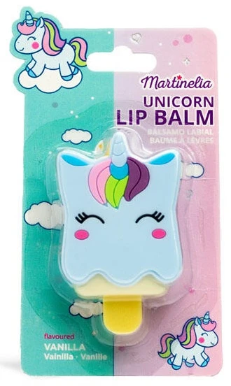 Lūpų balzamas su raktų pakabuku vaikams Martinelia Unicorn, 1 vnt., įvairių spalvų