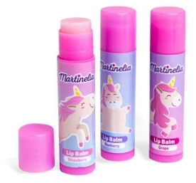 Lūpų balzamų rinkinys vaikams Little Unicorn Lip Trio Martinelia 1 vnt