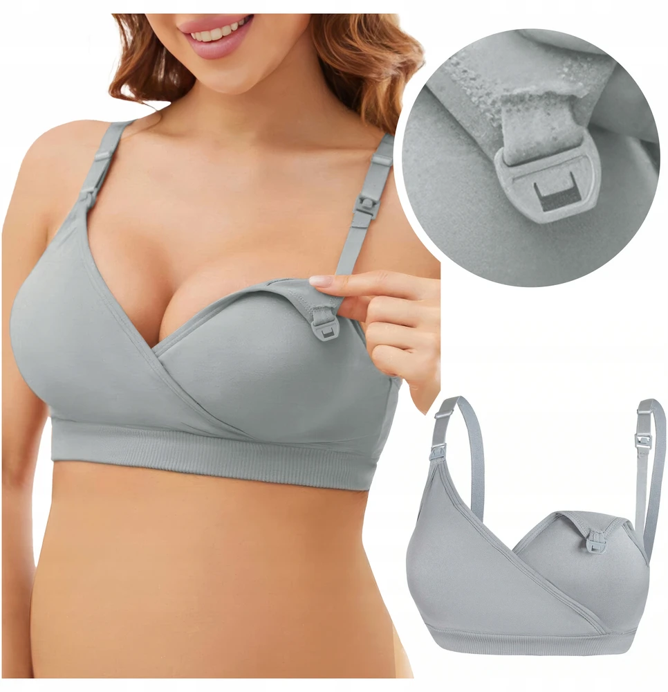 Luvu FEEDING BRA SEAMLESS liemenėlė nėščiosioms, minkšta, be apačios L
