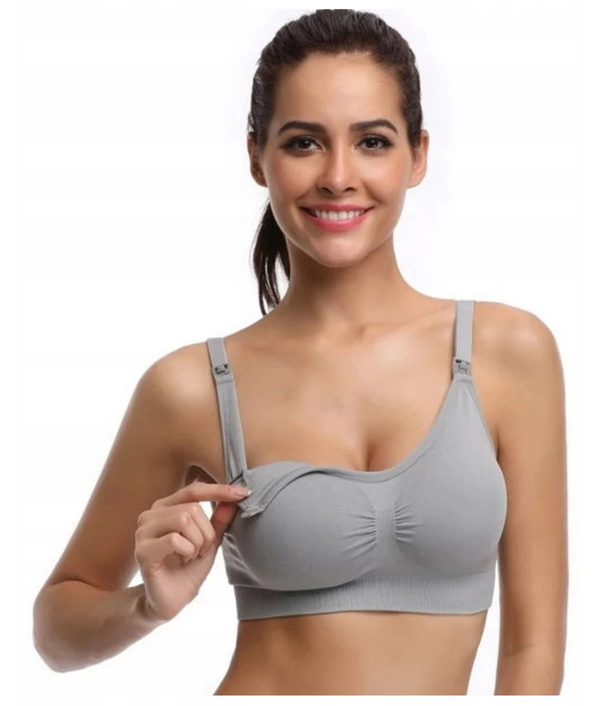Luvu FEEDING BRA SEAMLESS liemenėlė nėščiosioms, minkšta, be apačios L