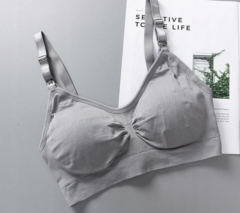 Luvu FEEDING BRA SEAMLESS liemenėlė nėščiosioms, minkšta, be apačios L