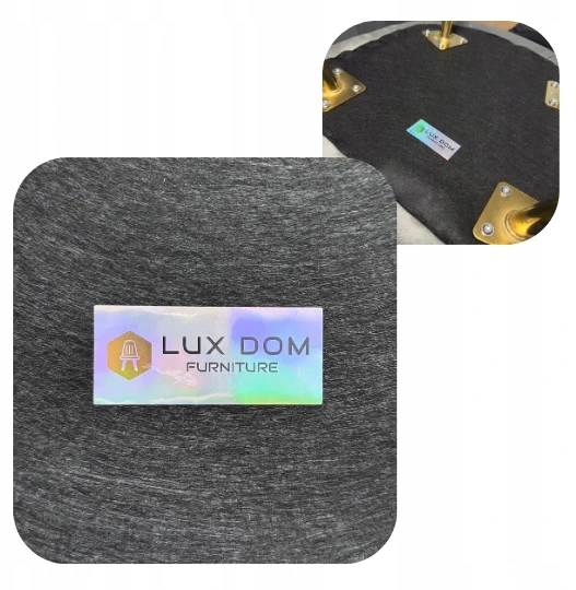 Lux Dom Furniture KĖDĖ SU PAGALVE VALGOMUI SVETAINEI Veliūras, NAVY MĖLYNA, AUKSINĖS KOJOS