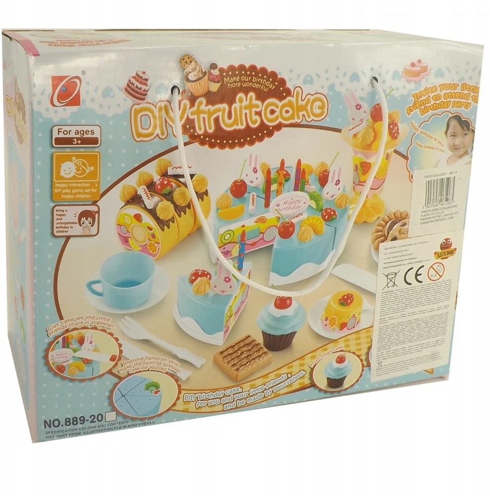 Luxma GIMTADIENIO TORTAS, SKIRTAMAS Pjaustyti velcro lipduku 75 EL 889-20N