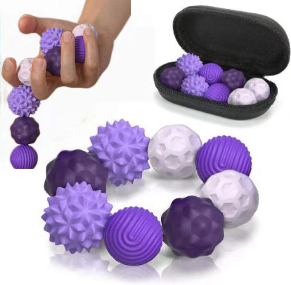 Luxma MAGNETINIAI ANTISRESO SILIKONINIAI KAMULIUKAI RELAX FUN Violetinė 8 vnt.