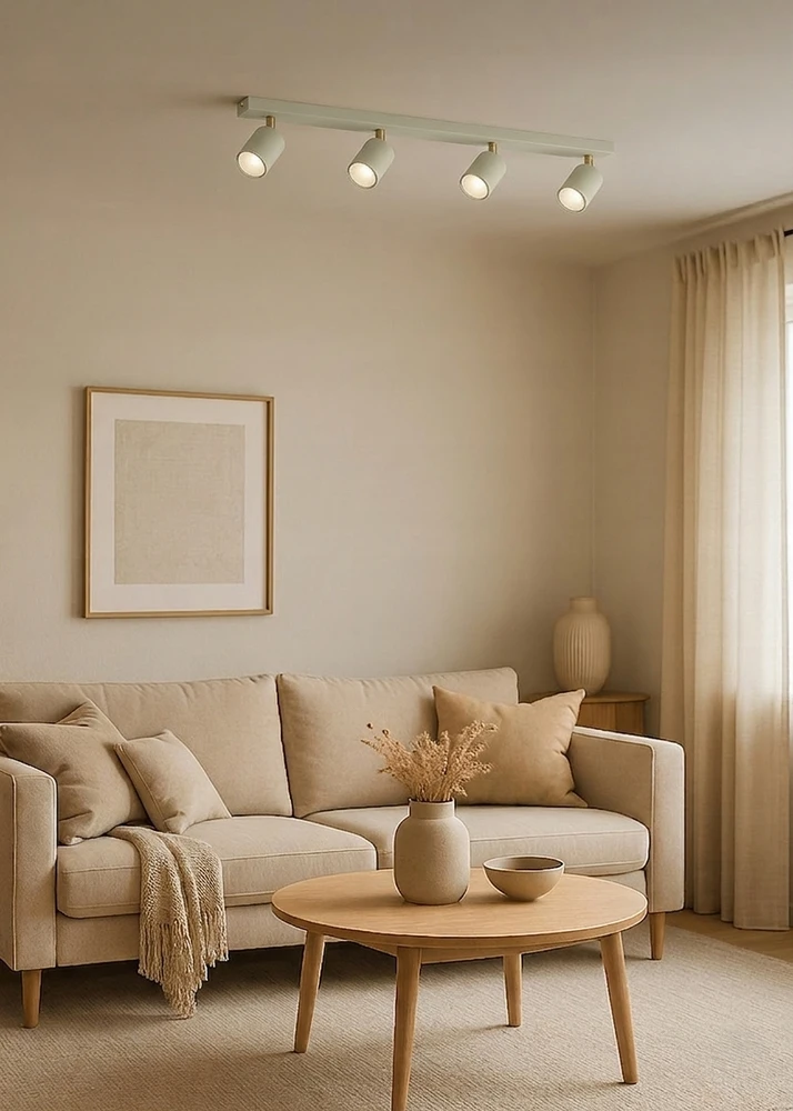 Lubinis šviestuvas Luxolar Lampa sufitowa plafon LED reflektorki szałwia GU10 spot do kuchni nad wyspę