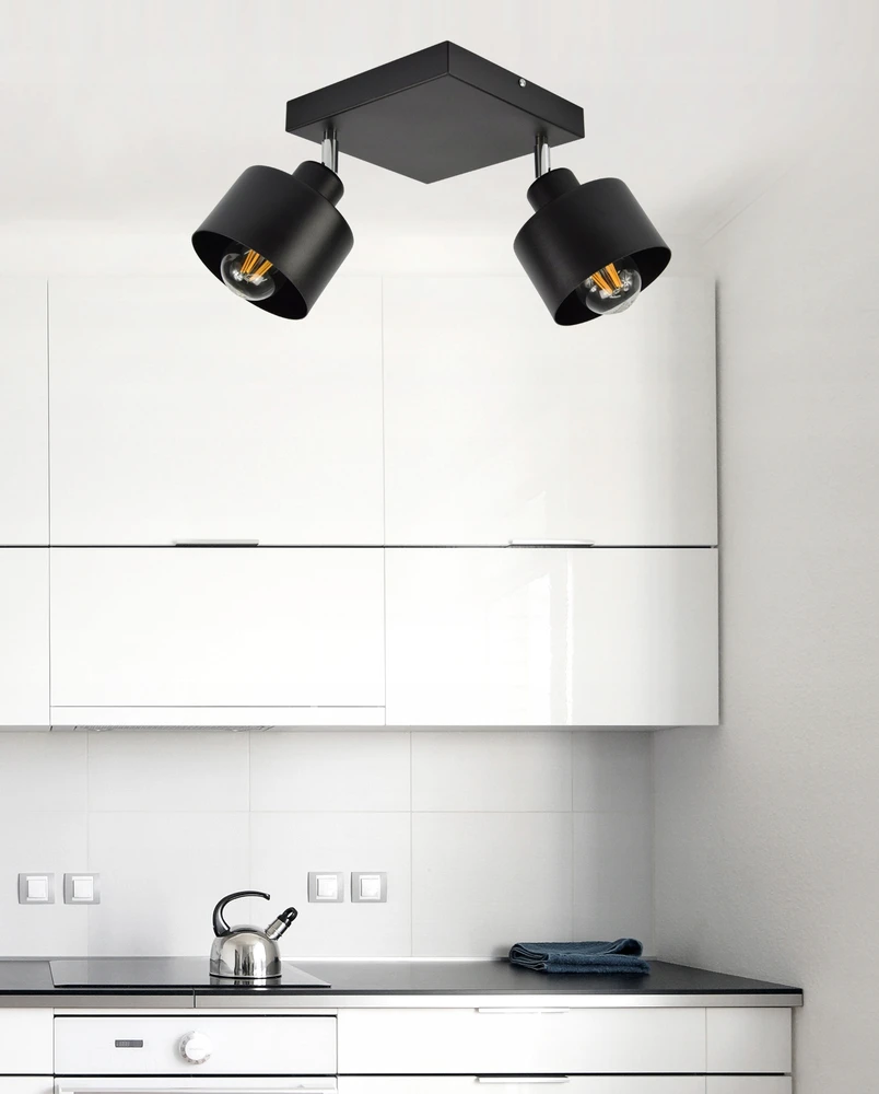Lubinis šviestuvas Luxolar LAMPA SUFITOWA PLAFON ŻYRANDOL LOFT EDISON LED