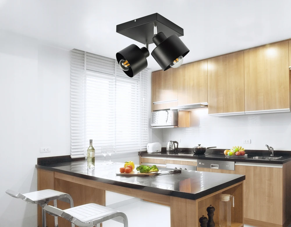 Lubinis šviestuvas Luxolar LAMPA SUFITOWA PLAFON ŻYRANDOL LOFT EDISON LED