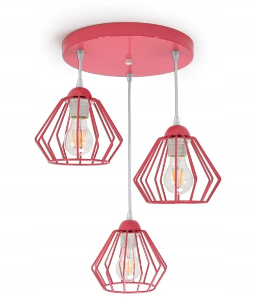 Luxolar Lampa sufitowa żyrandol dziecięcy plafon LED 724E3