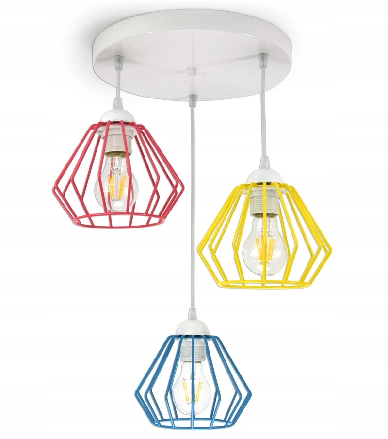 Luxolar Lampa sufitowa żyrandol dziecięcy plafon LED 724E3